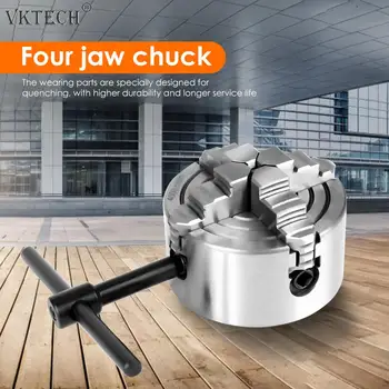 K72-80 Mini Collet Metal 4-Jaw Lathe Chuck Clamp Wood Turning Lathe Tool Independent Self-Centering Safety Chuck Key
K72-80 Mini Collet Metal 4-Jaw Lathe Chuck Clamp Wood Turning Lathe Tool Independent Self-Centering Safety Chuck Key