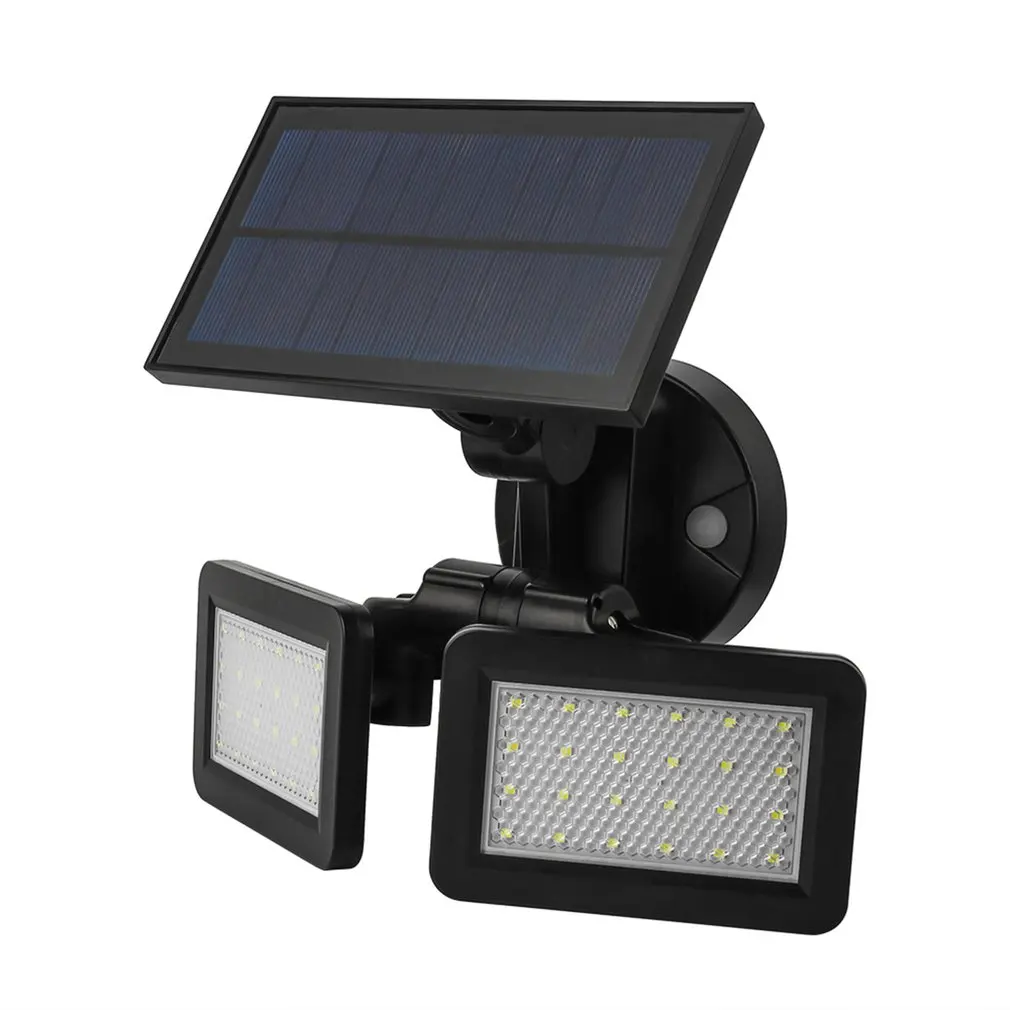 48 LED Solar Light Dual Head Adjustable Microwave Induction Wall Lamp Outdoor LED Radar Sensor Waterproof Security Lamp
48 LED Solar Light Dual Head Adjustable Microwave Induction Wall Lamp Outdoor LED Radar Sensor Waterproof Security Lamp