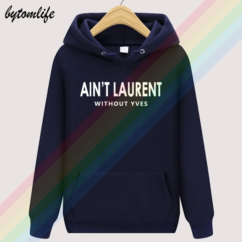 

2020 Asian Size SAINT Autumn Black Brand LAURENT Limitied Edition Top Hoodie Mens Fashion Wool Clothing Sweatshirt Pullover