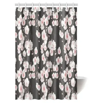 Cherry Blossom Shower Curtain Decor, Japanese Pink Floral Flower Asian Style Artwork with Painting Effect, Fabric Bathroom
Cherry Blossom Shower Curtain Decor, Japanese Pink Floral Flower Asian Style Artwork with Painting Effect, Fabric Bathroom
