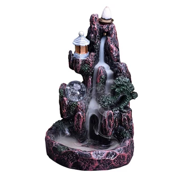 Backflow Mountain River Craft Office Incense Burner Resin Holder Retro Decor Accessories Waterfall Buddhist Home Teahouse
Backflow Mountain River Craft Office Incense Burner Resin Holder Retro Decor Accessories Waterfall Buddhist Home Teahouse