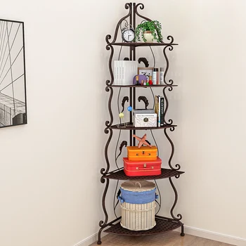 New anti-rust easy to clean iron organizer multi layers floor type bathroom corner storage rack home triangle decoration shelf
New anti-rust easy to clean iron organizer multi layers floor type bathroom corner storage rack home triangle decoration shelf