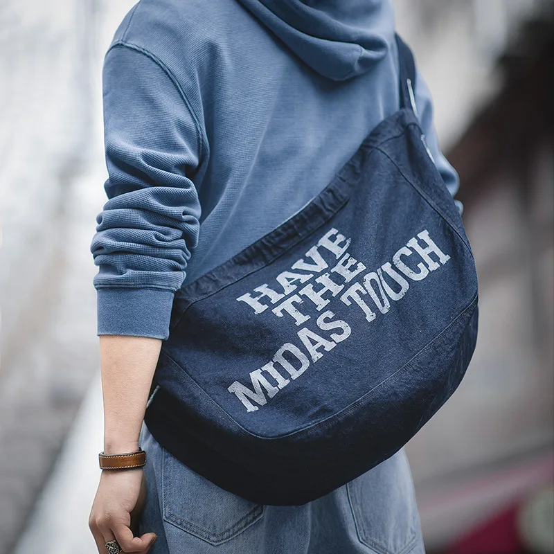 Madden Workwear Retro Simple Retro Printed Shoulder Messenger Bag May Kaji Hidden Button Washing Shoulder Bag Men's
Madden Workwear Retro Simple Retro Printed Shoulder Messenger Bag May Kaji Hidden Button Washing Shoulder Bag Men's