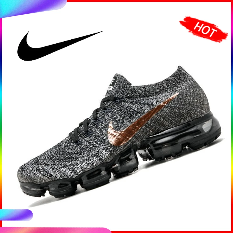 

Original Authentic Nike Air Vapor Max Flyknit Men's Running Shoes Sport Outdoor Sneakers Designer Good Quality Breathable 849558