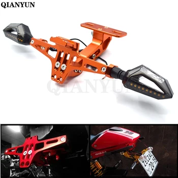 CNC motorcycle license plate number bracket with LED light adjustable For YAMAHA YZF R1 R6 R6S YZF-R25 YZF-R3 YZF R125 YZF-R5
CNC motorcycle license plate number bracket with LED light adjustable For YAMAHA YZF R1 R6 R6S YZF-R25 YZF-R3 YZF R125 YZF-R5