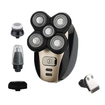 5 in 1 Men High Quality USB Rechargeable Electric Shaver Five Floating Heads Razors Hair Clipper Facial Cleaning Multifunction 
5 in 1 Men High Quality USB Rechargeable Electric Shaver Five Floating Heads Razors Hair Clipper Facial Cleaning Multifunction