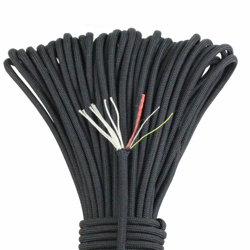 New 31M 4mm Rope 10 Strands Paracord Parachute Cord Rope Climbing Emergency Survival Kit Outdoor Hiking Accessories
New 31M 4mm Rope 10 Strands Paracord Parachute Cord Rope Climbing Emergency Survival Kit Outdoor Hiking Accessories