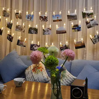 40Pcs LED String Light 5m Battery Operated Photo Peg Clip Light Hanging Pictures Warm White Great Decoration for Home Bedroom
40Pcs LED String Light 5m Battery Operated Photo Peg Clip Light Hanging Pictures Warm White Great Decoration for Home Bedroom