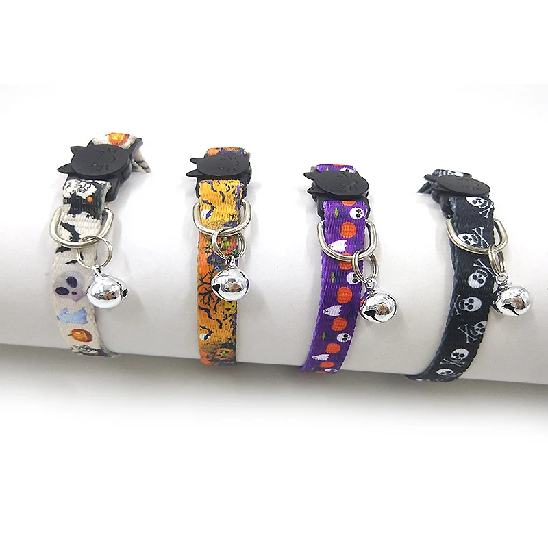 Halloween Printed Cat Collars, Ghost Festival, Dog, Pet Supplies, Leashing, Adjustable Buckle, Kitten Puppy, Bell Collars, 2022
Halloween Printed Cat Collars, Ghost Festival, Dog, Pet Supplies, Leashing, Adjustable Buckle, Kitten Puppy, Bell Collars, 2022