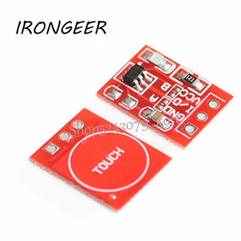 10PCS/LOT NEW TTP223 Touch button Module Capacitor type Single Channel Self Locking Touch switch sensor
10PCS/LOT NEW TTP223 Touch button Module Capacitor type Single Channel Self Locking Touch switch sensor