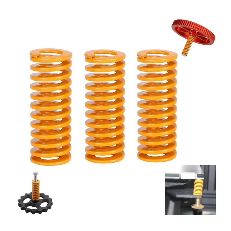 RAMPS 12pcs Leveling Spring 3D Printer Accessories 3D Printer Parts Spring 10*25MM Reprap Imported for Ender 3 Anet A8 Hot Bed
RAMPS 12pcs Leveling Spring 3D Printer Accessories 3D Printer Parts Spring 10*25MM Reprap Imported for Ender 3 Anet A8 Hot Bed