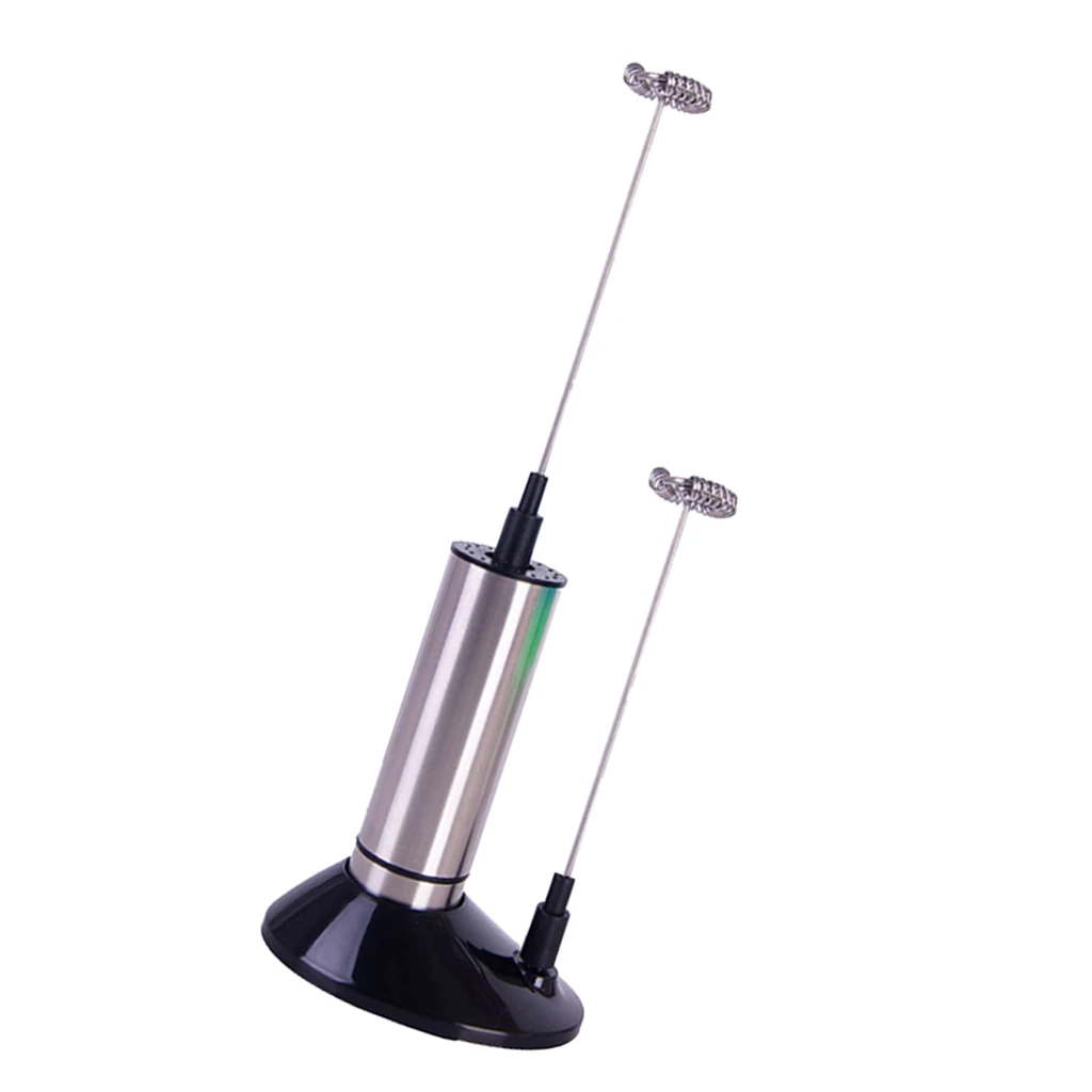 Blesiya Kitchen Double Spring Whisk Electric Milk Frother Hand Milk Foamer Blesiya Kitchen Double Spring Whisk Electric Milk Frother Hand Milk Foamer