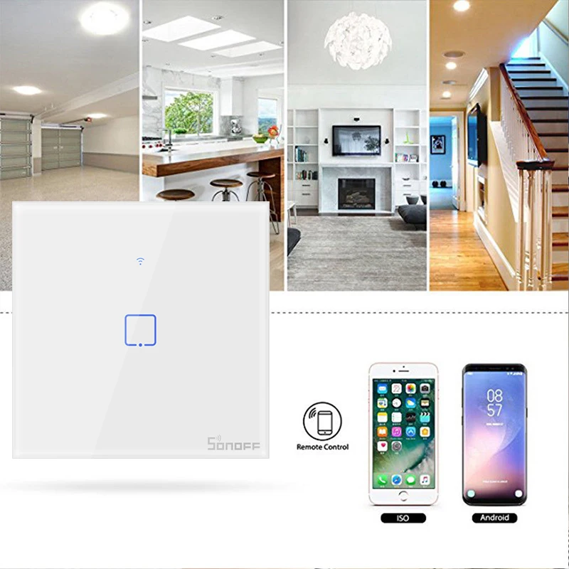 US/UK/EU Standard 1/2/3 Gang WiFi Wall Switches EWeLink Remote Control Works with Alexa Google Home
US/UK/EU Standard 1/2/3 Gang WiFi Wall Switches EWeLink Remote Control Works with Alexa Google Home