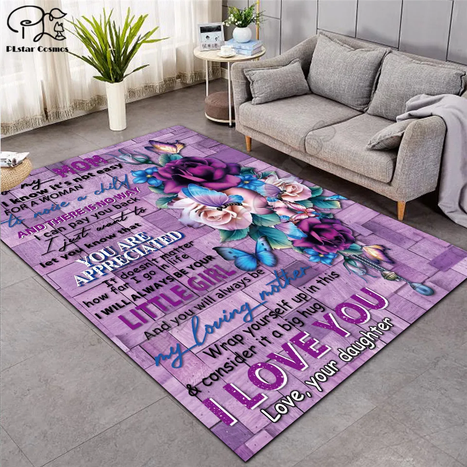 To My Mom Letter Pattern Fashion Soft Flannel 3D Printed Rugs Mat Rugs Anti-slip Large Rug Carpet Home Decoration
To My Mom Letter Pattern Fashion Soft Flannel 3D Printed Rugs Mat Rugs Anti-slip Large Rug Carpet Home Decoration