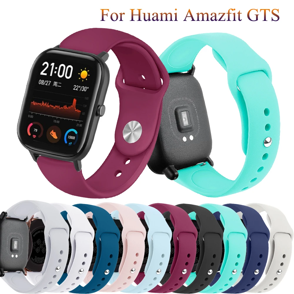 For Huami Amazfit GTS Classic Silicone Straps For Samsung Galaxy watch active fashion Smart Watch Replacement straps Accessories
For Huami Amazfit GTS Classic Silicone Straps For Samsung Galaxy watch active fashion Smart Watch Replacement straps Accessories