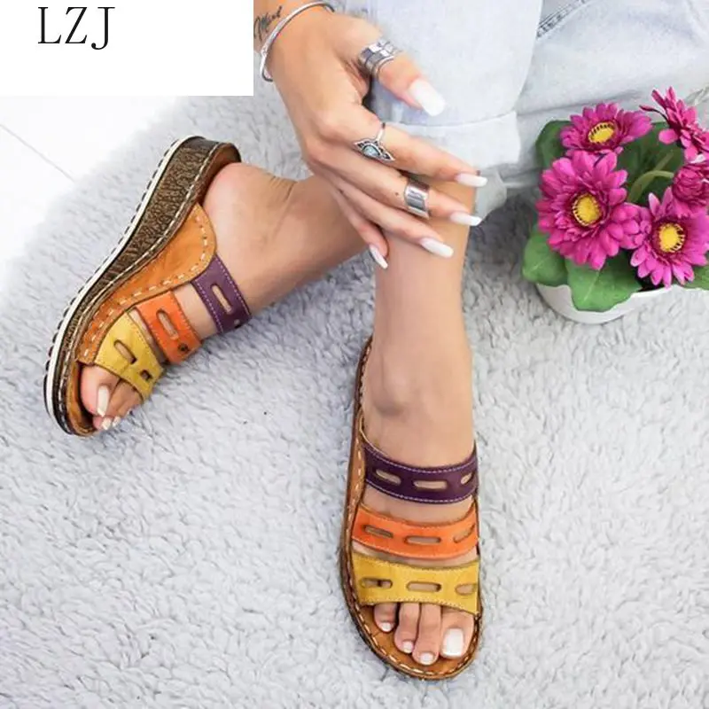 2020 Summer Women Sandals Stitching Sandals Ladies Open Toe Casual Shoes Platform Wedge Slides Beach Shoes Dropshipping 35-43
2020 Summer Women Sandals Stitching Sandals Ladies Open Toe Casual Shoes Platform Wedge Slides Beach Shoes Dropshipping 35-43