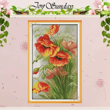 Free Shipping !!Poppy Counted 11CT 14CT Cross Stitch wholesale flowers Cross Stitch Kits for Embroidery Home Decor Needlework
Free Shipping !!Poppy Counted 11CT 14CT Cross Stitch wholesale flowers Cross Stitch Kits for Embroidery Home Decor Needlework