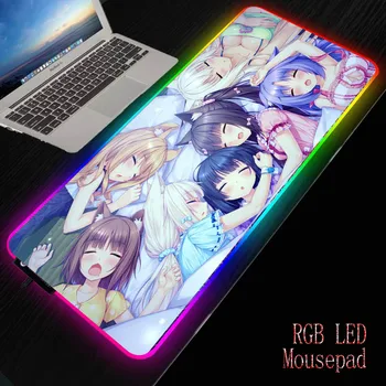 Anime Girls Nekopara Large RGB LED Mouse Pad 7 Color USB Wired Lighting Gaming Mousepad for Laptop Computer Desk Mat
Anime Girls Nekopara Large RGB LED Mouse Pad 7 Color USB Wired Lighting Gaming Mousepad for Laptop Computer Desk Mat