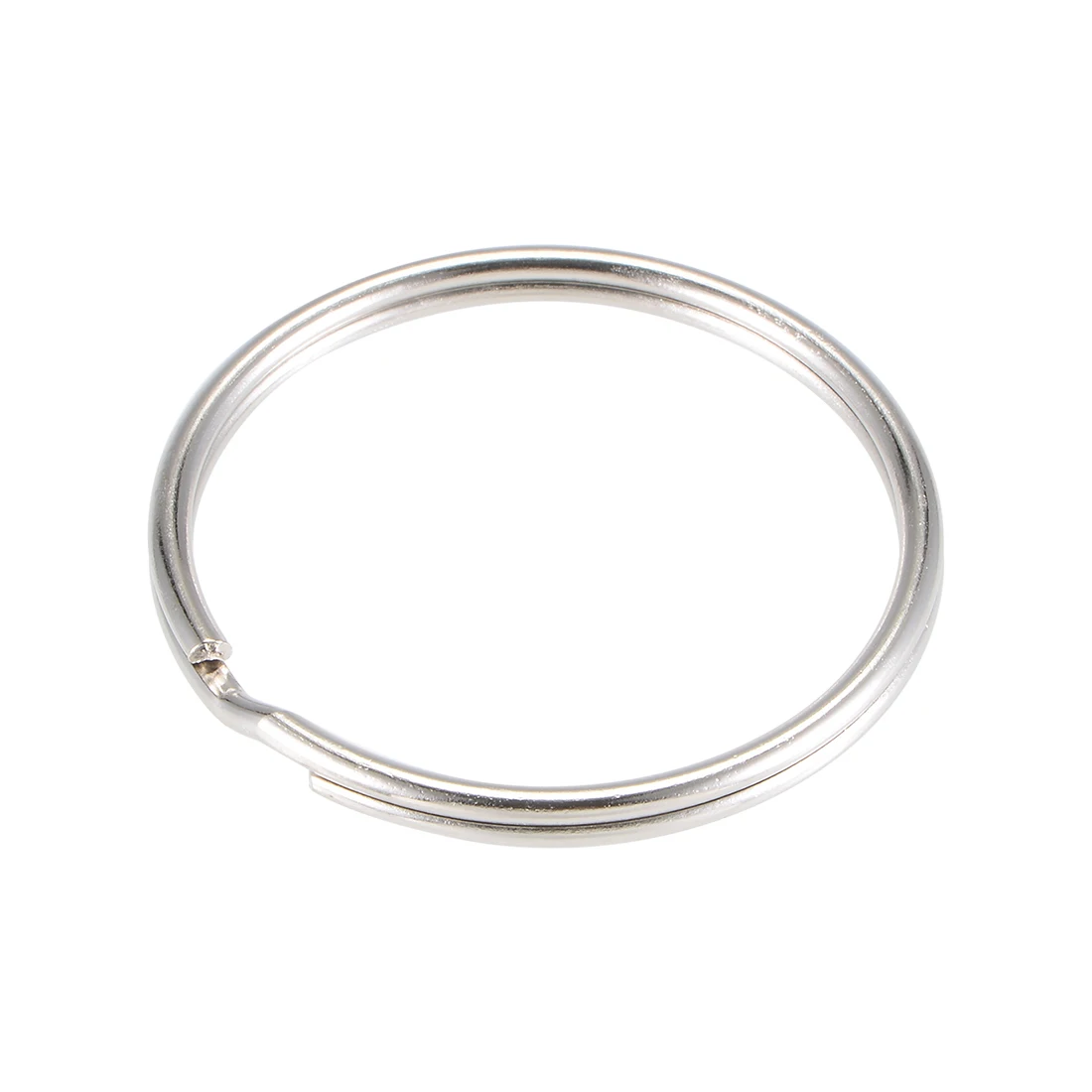 uxcell Split Key Ring Open Jump Connector for Lanyard Zipper Handbag Nickel Plated Iron Pack of 100 | Обустройство дома