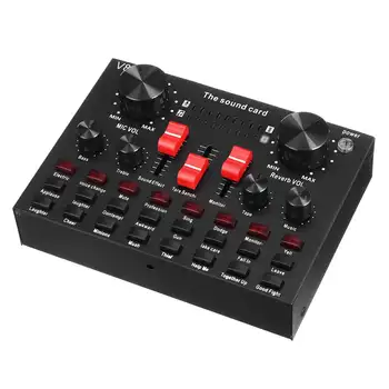 V8S Bluetooth Audio USB Headset Microphone Webcast Live Sound Card 16 Effects Electric Sound Broadcast for Phone Computer PC 
V8S Bluetooth Audio USB Headset Microphone Webcast Live Sound Card 16 Effects Electric Sound Broadcast for Phone Computer PC