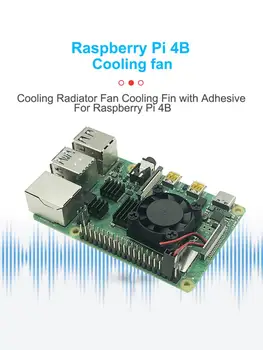For Raspberry Pi 4B Cooling Radiator Fan Cooling Fin With Adhesive DuPont Line 2P Split/integrated Cooling Fan Set For Raspberry
For Raspberry Pi 4B Cooling Radiator Fan Cooling Fin With Adhesive DuPont Line 2P Split/integrated Cooling Fan Set For Raspberry