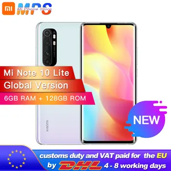Global Version Xiaomi Mi Note 10 Lite 6GB 128GB Snapdragon 730G Octa Core 64MP Quad Camera Smartphone 5260mAh 6.47" AMOLED
Global Version Xiaomi Mi Note 10 Lite 6GB 128GB Snapdragon 730G Octa Core 64MP Quad Camera Smartphone 5260mAh 6.47" AMOLED