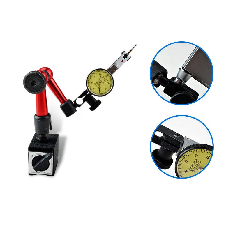 Accurate Universal Flexible Dial Test Correction Gauge Stand Lever Dial Indicator Instrument Tool Flexible Magnetic Base Holder
Accurate Universal Flexible Dial Test Correction Gauge Stand Lever Dial Indicator Instrument Tool Flexible Magnetic Base Holder
