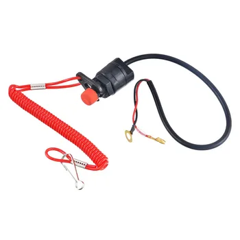 1 Set Boat Motor Kill Stop Switch Safety Tether Lanyard Universal Outboard Kill Switch Key Motorcycle Emergency Flameout Switch
1 Set Boat Motor Kill Stop Switch Safety Tether Lanyard Universal Outboard Kill Switch Key Motorcycle Emergency Flameout Switch