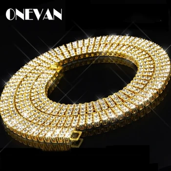 2020 Gorgeous Silver Gold Choker Luxury Ice Chain Pendant Crystal Exquisite Jewelry Three Row Rhinestone Hip-hop Cuban Necklace
2020 Gorgeous Silver Gold Choker Luxury Ice Chain Pendant Crystal Exquisite Jewelry Three Row Rhinestone Hip-hop Cuban Necklace