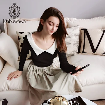 Dabuwawa Solid Slim Fitted Pullover Sweater Women Tops Autumn Long Sleeve Rib-Knit Elegant Sweaters Female Casual DN1DJS025
Dabuwawa Solid Slim Fitted Pullover Sweater Women Tops Autumn Long Sleeve Rib-Knit Elegant Sweaters Female Casual DN1DJS025