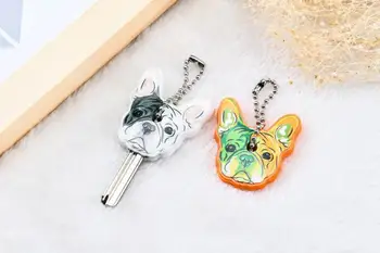 New Exotic Cute Silicone Bulldog Dog Key Cover Cap Keychain Women Girls Kids Key Ring Gift Porte Clef Key Chain
New Exotic Cute Silicone Bulldog Dog Key Cover Cap Keychain Women Girls Kids Key Ring Gift Porte Clef Key Chain