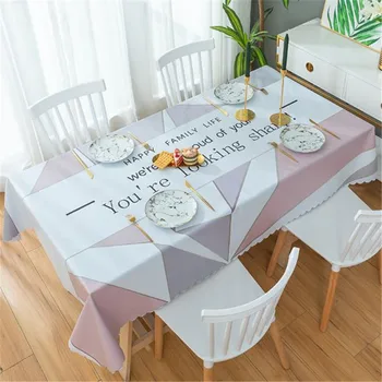 Tablecloth Nordic INS Table Cloth Rectangular Waterproof Anti-scald Oil-free Disposable PVC Coffee Table Cover Dining Fabric
Tablecloth Nordic INS Table Cloth Rectangular Waterproof Anti-scald Oil-free Disposable PVC Coffee Table Cover Dining Fabric