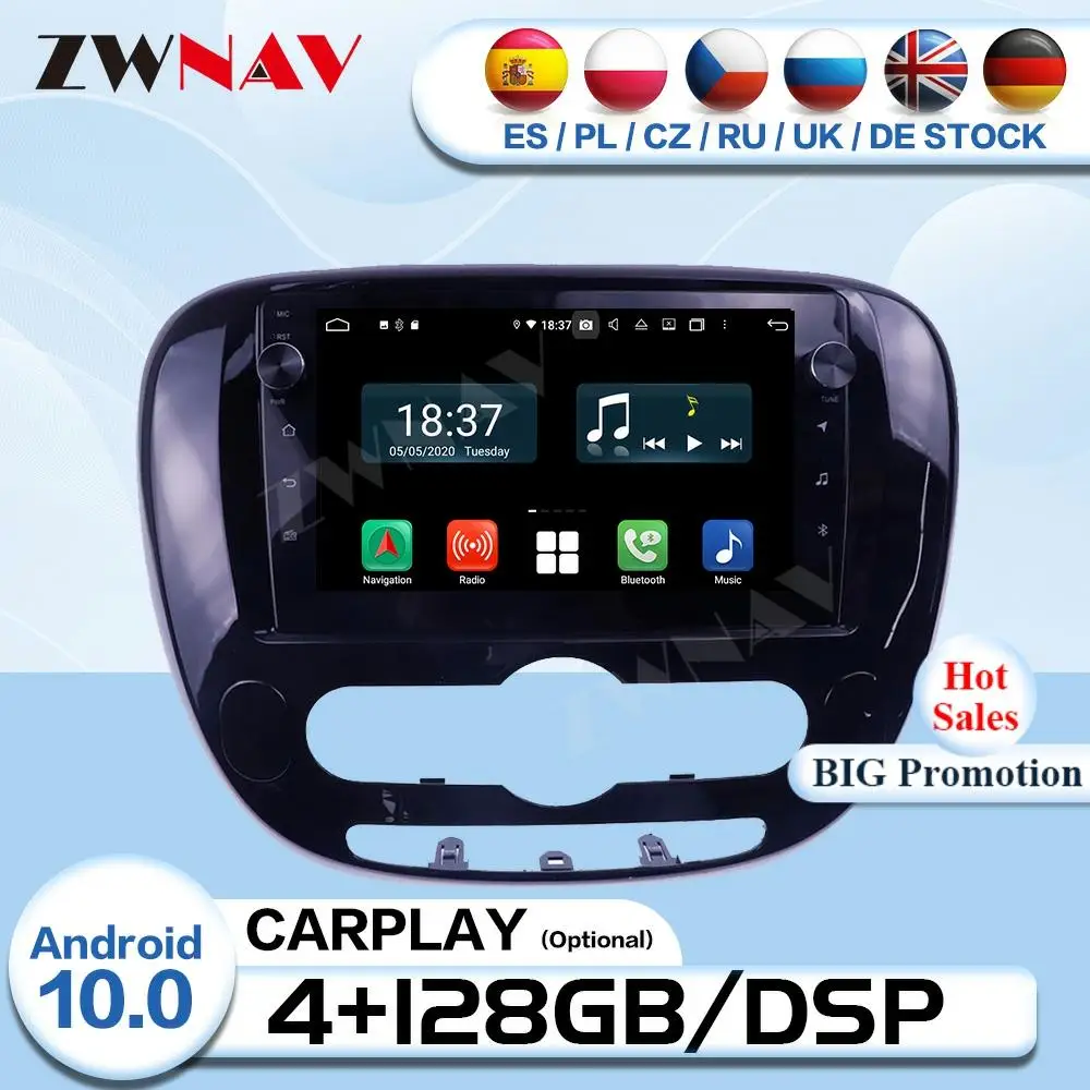 Carplay 2 Din Android 10 For KIA SOUL 2 2013 2014 2015 2016 2017 2018 Car Radio Receiver Audio Stereo GPS Video Player Head Unit
Carplay 2 Din Android 10 For KIA SOUL 2 2013 2014 2015 2016 2017 2018 Car Radio Receiver Audio Stereo GPS Video Player Head Unit