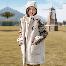 Winter Warm Fur Long Coats Women Loose Casual Elegant Wool Coats Solid Lady Jacket Korea Fashion Long Sleeves Over Wear New 2022
Winter Warm Fur Long Coats Women Loose Casual Elegant Wool Coats Solid Lady Jacket Korea Fashion Long Sleeves Over Wear New 2022