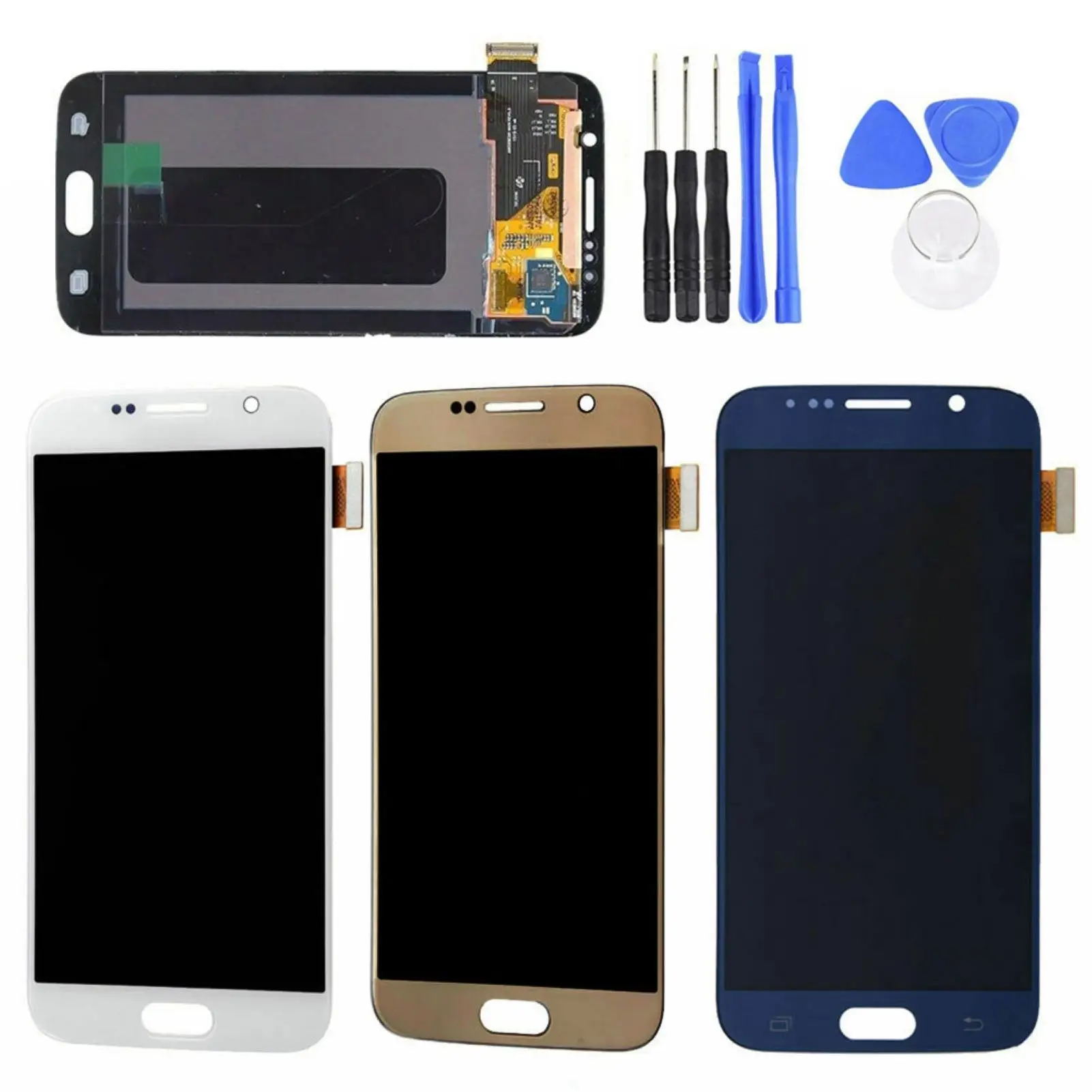 Replacement LCD Display Touch Screen Digitizer for Sam-sung Galaxy S6 G920 G920F
Replacement LCD Display Touch Screen Digitizer for Sam-sung Galaxy S6 G920 G920F