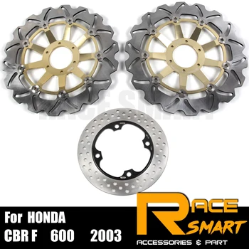 For HONDA CBR F 600 2003 Floating Motorcycle CNC Front Rear Brake Disk Disc Motorcycles Black Gold Brake Rotors CBR 600F 03
For HONDA CBR F 600 2003 Floating Motorcycle CNC Front Rear Brake Disk Disc Motorcycles Black Gold Brake Rotors CBR 600F 03