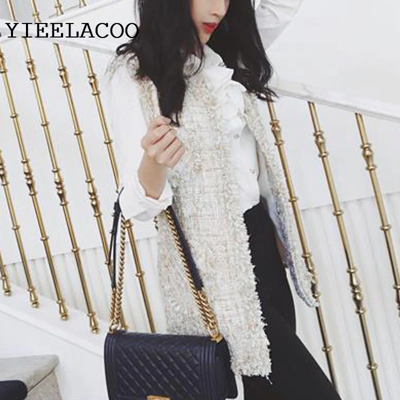 Tweed jacket sleeveless light green one-piece advanced custom 2020 spring / autumn long jacket coat ladies coat sequined
Tweed jacket sleeveless light green one-piece advanced custom 2020 spring / autumn long jacket coat ladies coat sequined