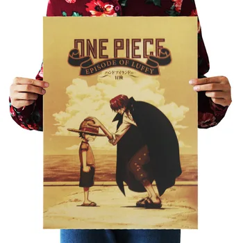 Classic Anime One Piece Character Poster Luffy and Ace Wall Art Stickers Kraft Paper Home Dormitory Decorative Painting
Classic Anime One Piece Character Poster Luffy and Ace Wall Art Stickers Kraft Paper Home Dormitory Decorative Painting