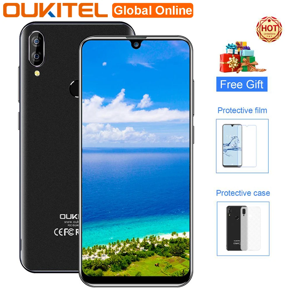 OUKITEL C16 Pro смартфон 3 Гб ОЗУ 32 ПЗУ 5 71 дюйма 4G LTE 2600 мАч Распознавание отпечатков