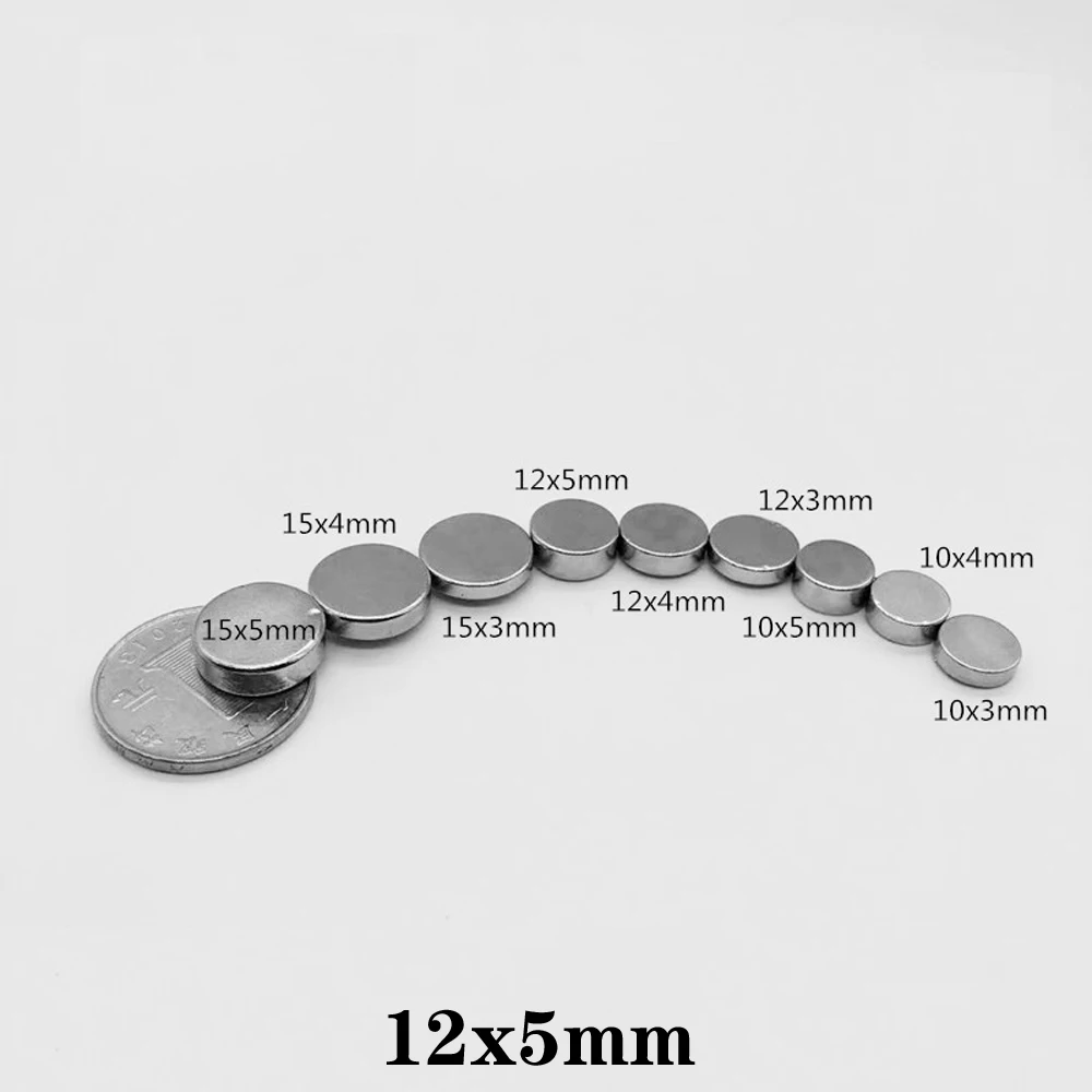 5/10/20/50/100pcs 12x5 MM Powerful Magnets disc 12mmx5mm Permanent Round Magnet 12x5mm Neodymium Magnet Strong magnetic 12*5
5/10/20/50/100pcs 12x5 MM Powerful Magnets disc 12mmx5mm Permanent Round Magnet 12x5mm Neodymium Magnet Strong magnetic 12*5