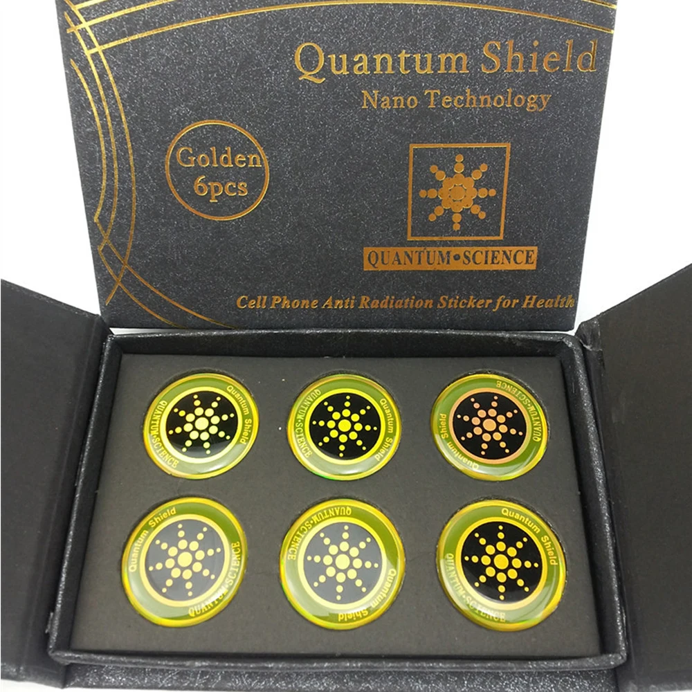 6 шт Quantum щит Стикеры мобильный телефон для сотовый анти-Радиационная защита от