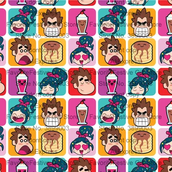 Vanellope Ralph Wrecks kids Printed Twill Cloth For DIY Patchwork Sewing Quilting Material Baby Children handmade dress shirts
Vanellope Ralph Wrecks kids Printed Twill Cloth For DIY Patchwork Sewing Quilting Material Baby Children handmade dress shirts