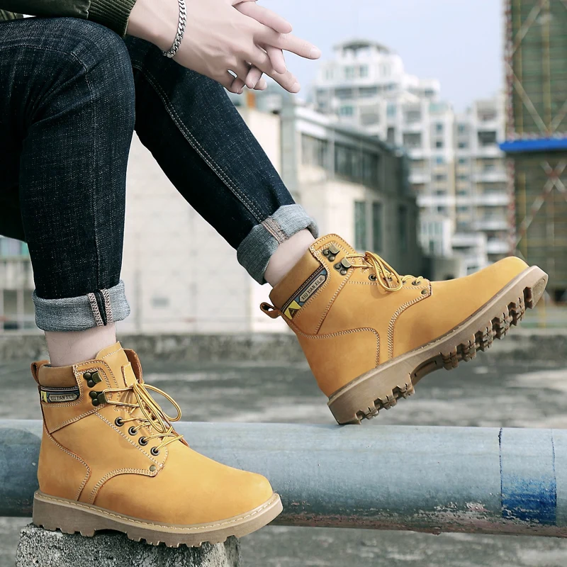 Winter Men Waterproof Shoes Good Quality Working Boots Genuine Leather Thermal Shoes Men Snow Boots Desert Boot with Fur Size 48
Winter Men Waterproof Shoes Good Quality Working Boots Genuine Leather Thermal Shoes Men Snow Boots Desert Boot with Fur Size 48