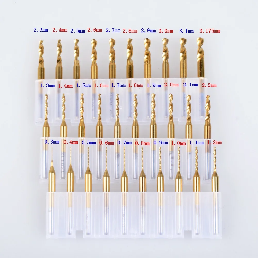 1pc SHK 3.175mm Titanium coat Import PCB drill bit Carbide Mini CNC Drilling Bit Set Print Circuit Board 0.3-3.175mm
1pc SHK 3.175mm Titanium coat Import PCB drill bit Carbide Mini CNC Drilling Bit Set Print Circuit Board 0.3-3.175mm