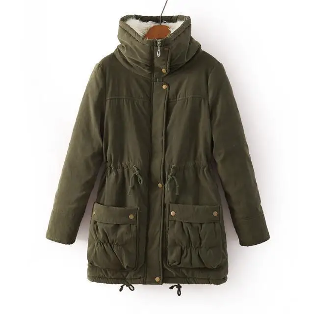 2017 Winter New Style Korean-style Loose-Fit Drawstring Waist Hugging Large Lapel Berber Fleece Cotton Coat Mid-length Cotton-pa
2017 Winter New Style Korean-style Loose-Fit Drawstring Waist Hugging Large Lapel Berber Fleece Cotton Coat Mid-length Cotton-pa