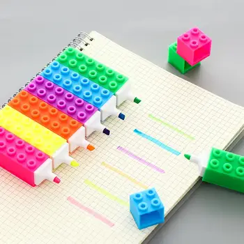 Fluorescent Pen Building Block Highlighter Marker Candy Color Writing Drawing Stationery
Fluorescent Pen Building Block Highlighter Marker Candy Color Writing Drawing Stationery
