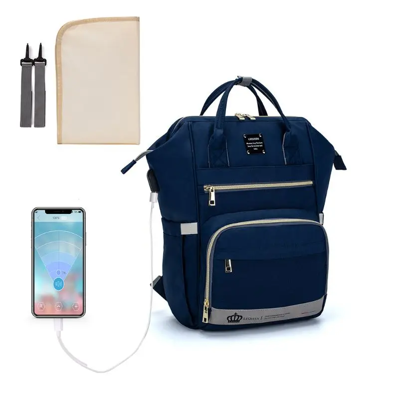 Mummy Nappy Diaper Bag Maternity Large Capacity Baby Care USB Port Nursing Backpack with Changing Mat Stroller Straps
Mummy Nappy Diaper Bag Maternity Large Capacity Baby Care USB Port Nursing Backpack with Changing Mat Stroller Straps