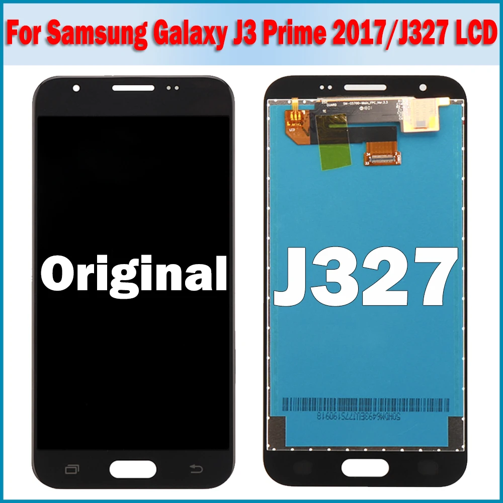 Оригинальный ЖК-дисплей для SAMSUNG GALAXY J327 J3 Prime 2017 j327W J327V J327T J327P дисплей с сенсорным