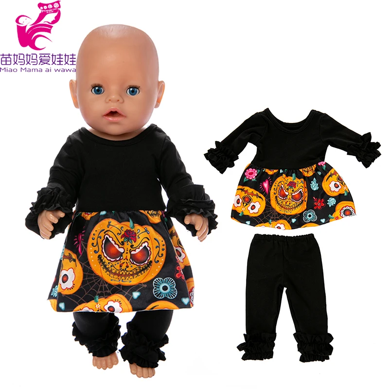 18 Inch Girl Doll Clothes Halloween Pajama Set Fit for 40 Cm Baby Reborn Doll Oufit 18" Dolls Clothes Pumpkin Pattern
18 Inch Girl Doll Clothes Halloween Pajama Set Fit for 40 Cm Baby Reborn Doll Oufit 18" Dolls Clothes Pumpkin Pattern