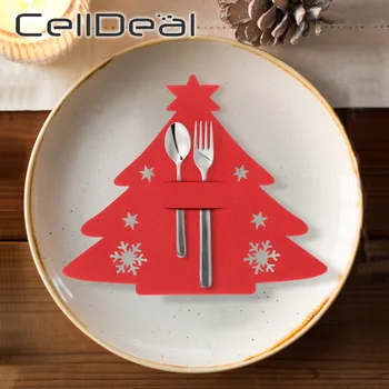 4Pcs/Set Christmas Tree Cutlery Bag Portable Knives Spoon Forks Pocket Home Tableware Holder Cute Decoration Gift Dinning Pouch
4Pcs/Set Christmas Tree Cutlery Bag Portable Knives Spoon Forks Pocket Home Tableware Holder Cute Decoration Gift Dinning Pouch